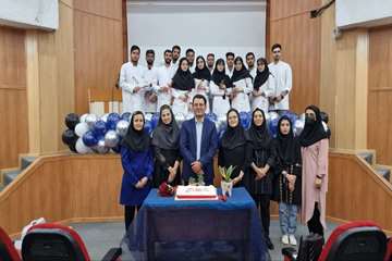 گزارش تصویری برگزاری جشن روپوش سفید دانشجویان دندانپزشکی ورودی 1400